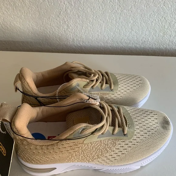 unltd Tan Sneakers with Breathable Mesh and Comfortable Fit. - Picture 4 of 9